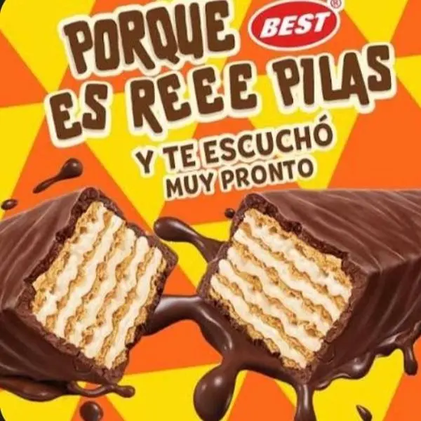 1 Bolsa de Best Chapin Galleta Con Cobertura De chocolate Relleno de Vainilla -6 units C/u-