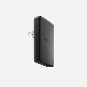 NOMAD 65W Slim GaN USB-C Carbide Charger, Super Fast Charging Type-C Charger for Mobile Devices with Dual Ports