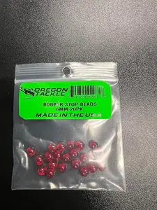 Bobber Stop Beads 6mm - 20pk