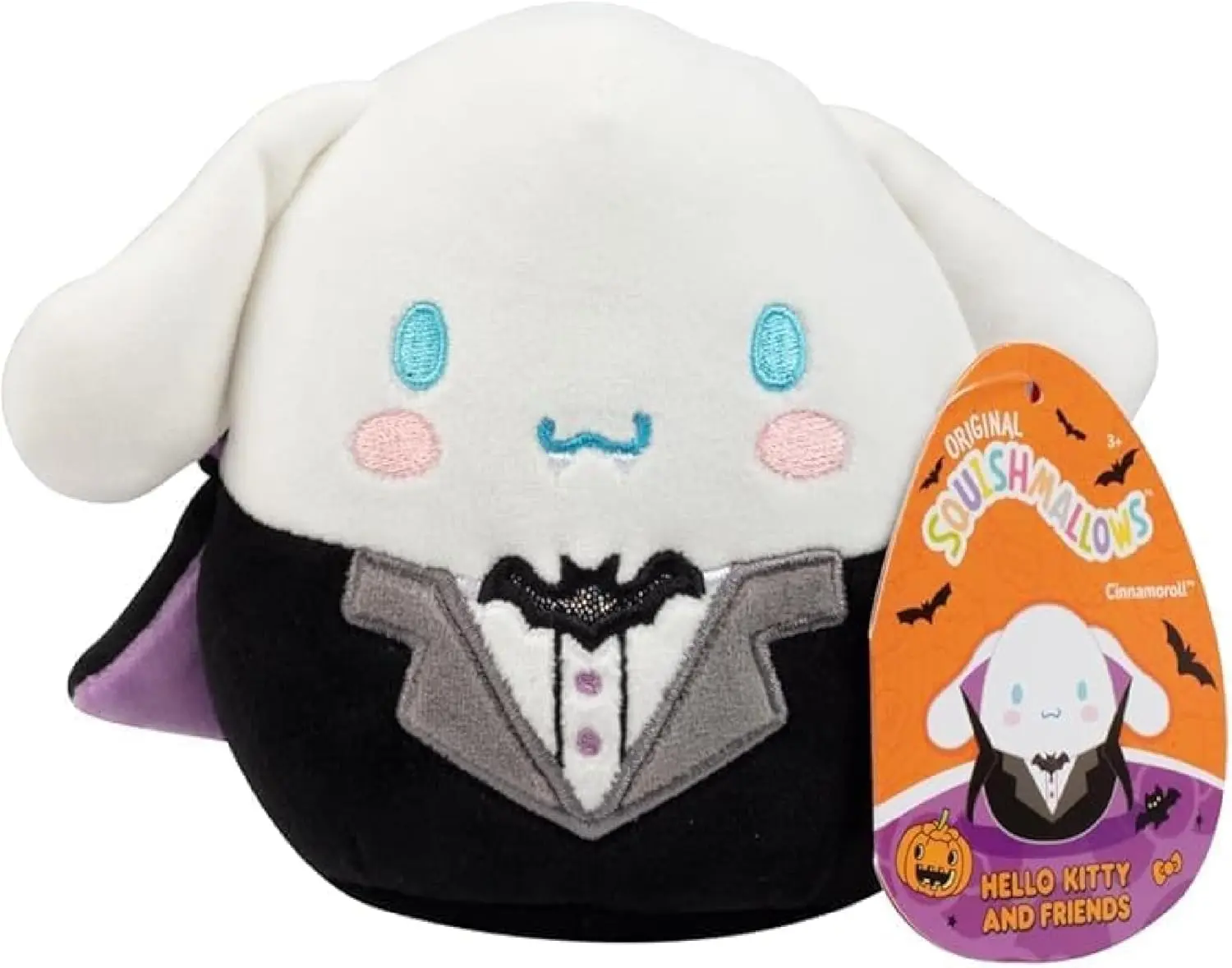 Squishmallows Original 5" Cinnamoroll Plush Official Jazwares Hello Kitty & Friends Stuffed Animal Ultra Soft Mini Kawaii Toy Cute Collectible Squishy Plushie Gift for Kids, Girls, Boys & Sanrio Fans