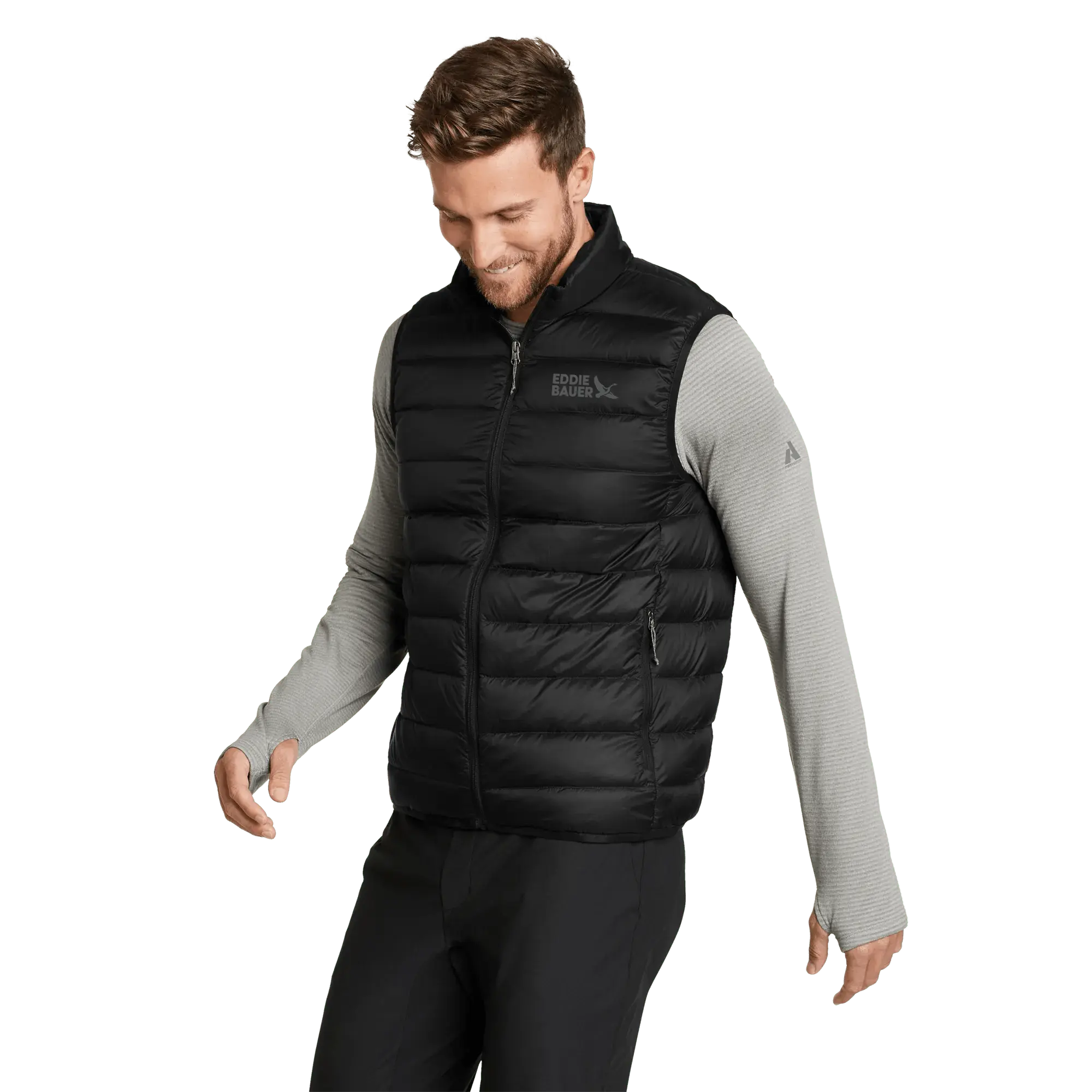 Eddie Bauer Men’s CirrusLite Down Vest Pocket Detail Everyday