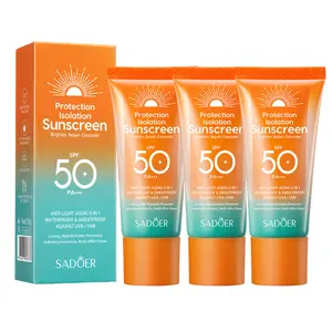 Sunscreen to prevent sunburn andtanning,Universal Tinted Face MoisturizerSunscreen,SPF 50 PA+++,Water Resistant AndNon-Greasy,For All Type Skin Facial Skincare body sunscreen
