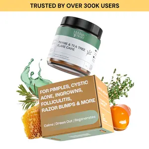 MyMagicHealer's Thyme & Tea Tree Flare Care | Cystic Acne and Bumps Treatment Skincare Daily Pimple