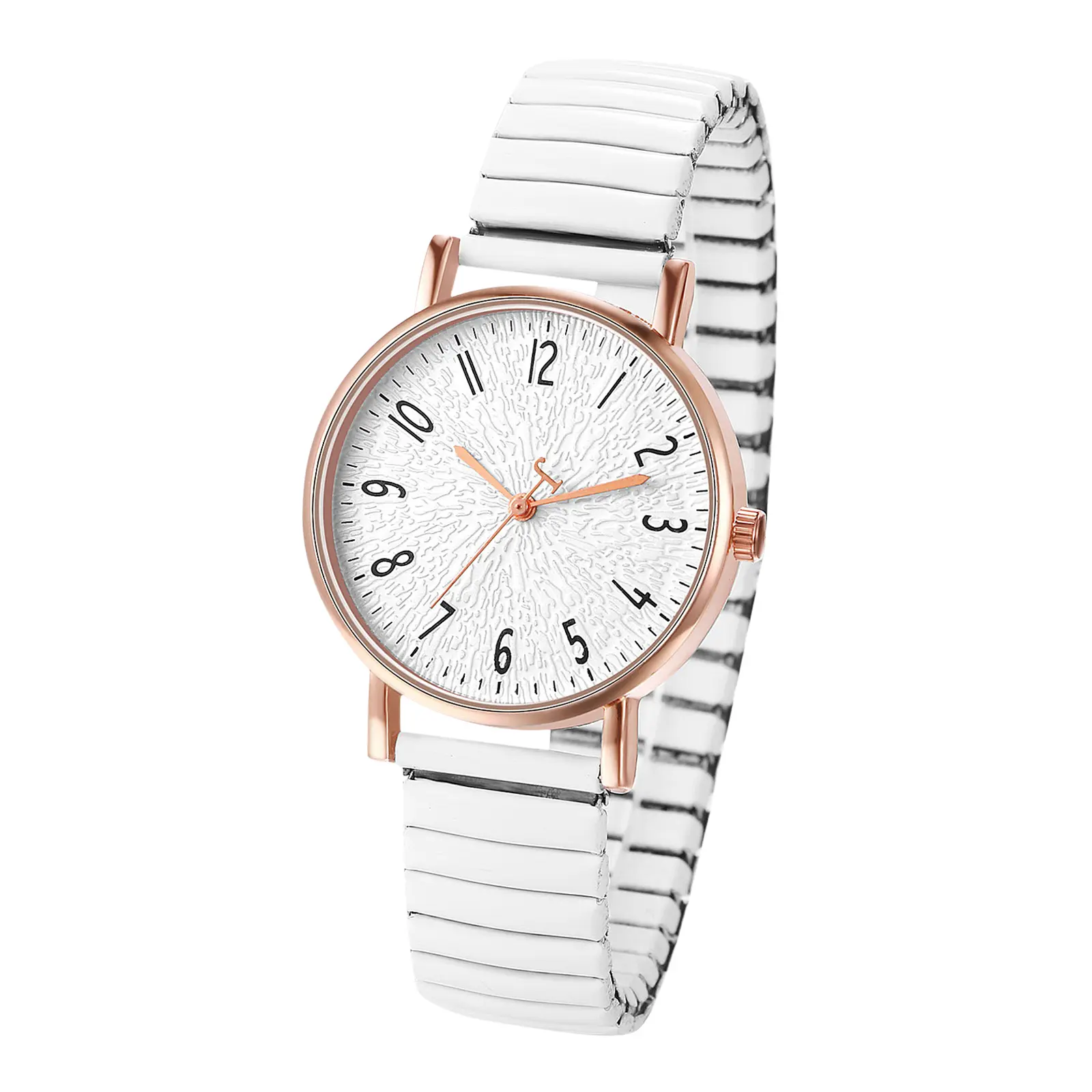 OIDEA Women's Quartz Wristwatch, Waterproof Minimalist Stainless Steel Watch with Adjustable Stretch Band, Easy-to-Read Round Dial for Business Casual, Round Dial Watch, Stainless Steel Wristwatch, Watches For Women