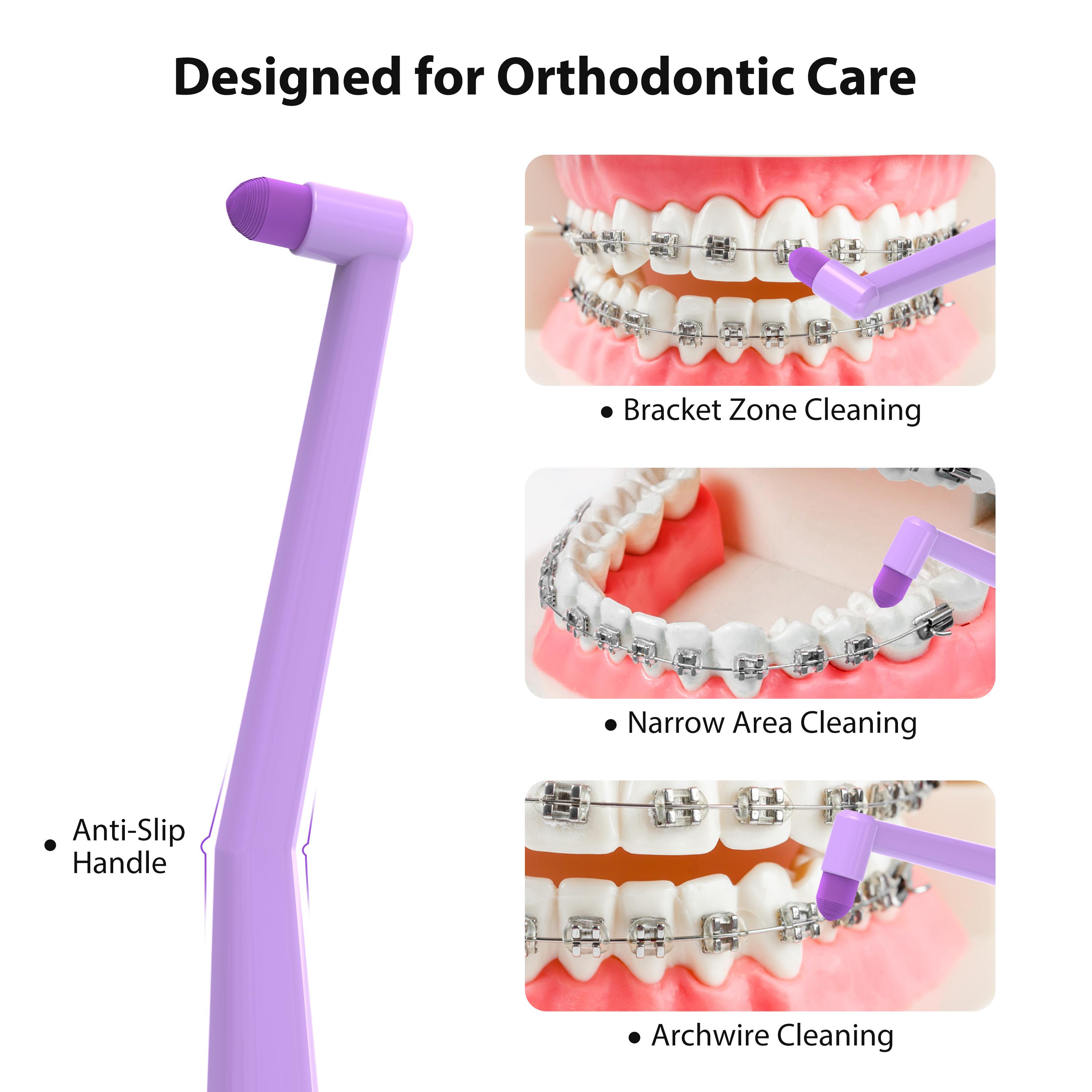 【CEELIKE】 Oral Protection Bundle: 2 Hydroxyapatite Repair Toothpastes with 1 Orthodontic Toothbrush, Double Thoughtful Protection for Teeth
