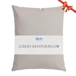 Luxury Bathtub Pillow, Skin-Friendly Cushion, Support Back, Neck & Head, Non-Slip, Adjustable Thickness, Washable & Quick-Drying - Ideal for Home Spa Days