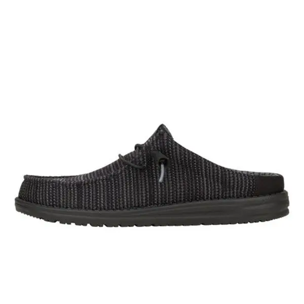 HEYDUDE Wally Slip Stretch Sox – Mens Comfortable Slip on Shoe Textured Design Platform Footwear