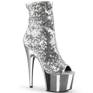 Pleaser Adore-1008SQ Women's Platform Stiletto Boots, All-Seasons Footwear