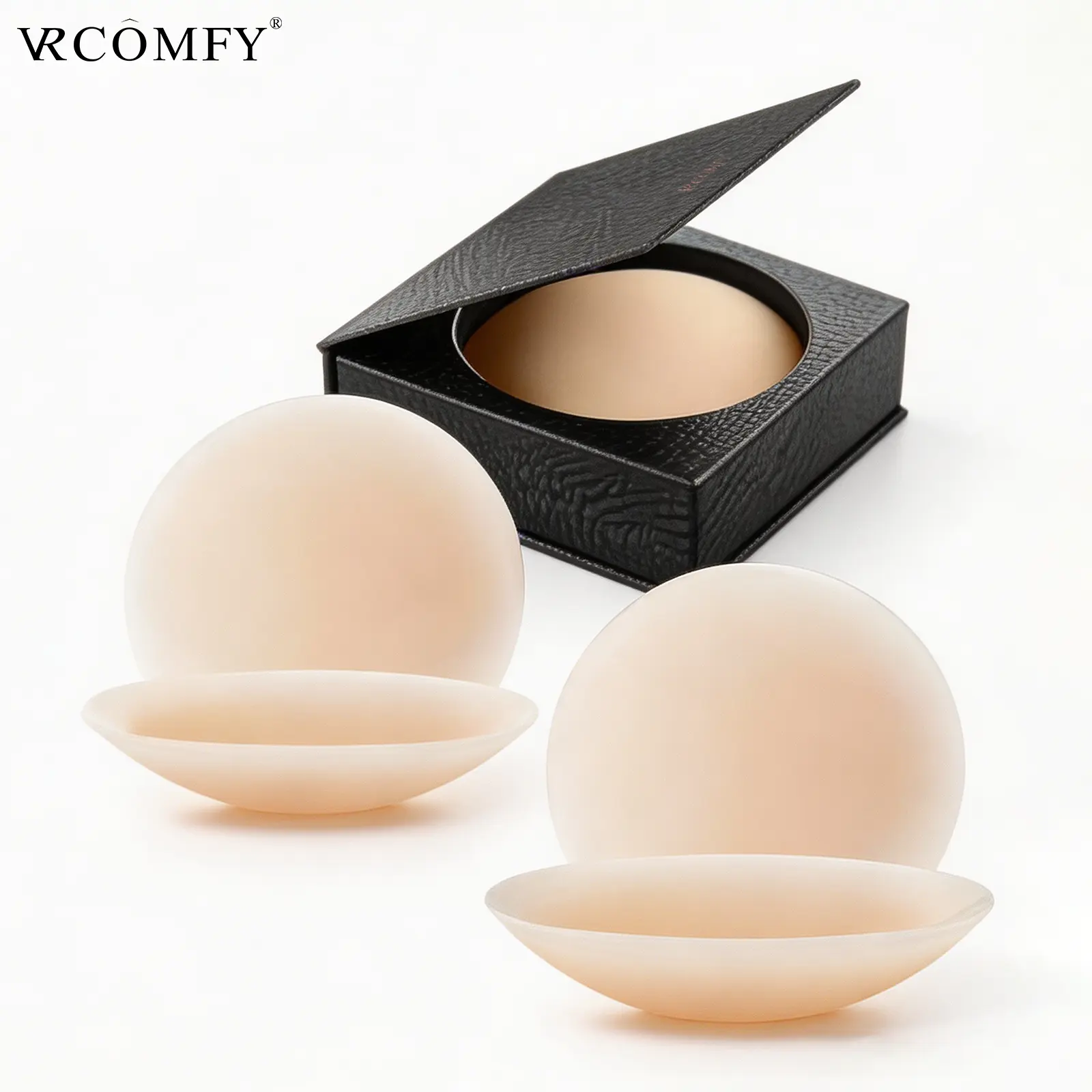 Adhesive & Non-Adhesive Nipple Covers, Reusable Waterproof Invisible Pasties, Comfortable for Strapless Bras & Outfits