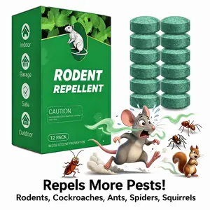 12 - Pack Popular & Trusted Peppermint Oil Mouse Repellent! Fast - acting, all - in - one formula powerfully and safely deters rats, mice, ants & more. Eco - friendly, cost - effective, and user - friendly. Long - lasting