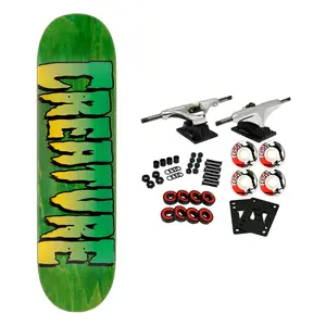 Creature Skateboard Complete Logo Green 7.25" x 29.9"