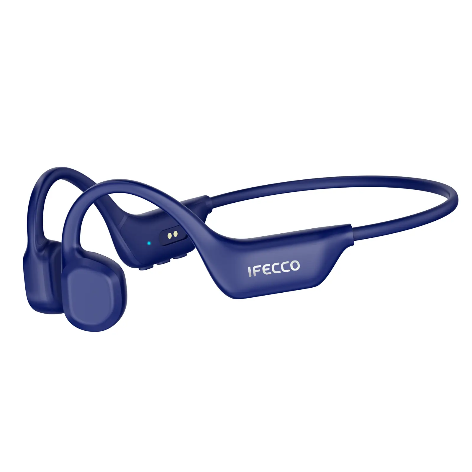 IFECCO Bone Conduction Headphones, IP67 Waterproof Open-Ear Sports Headphones with Bluetooth 6.0 and Mic, Wireless Running Headphones for Fitness Cycling Walking