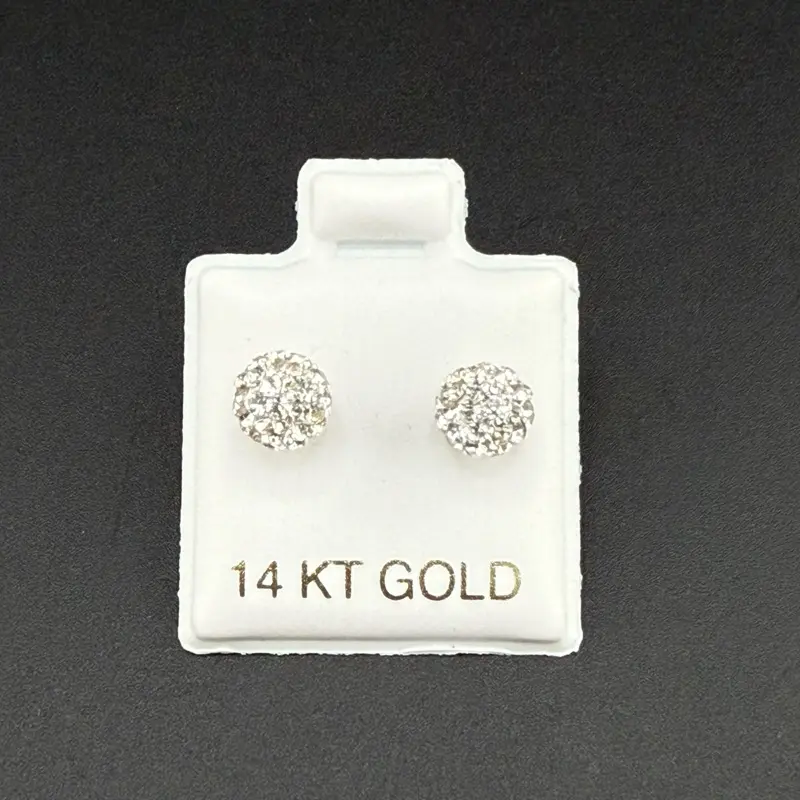 14k gold circle earrings