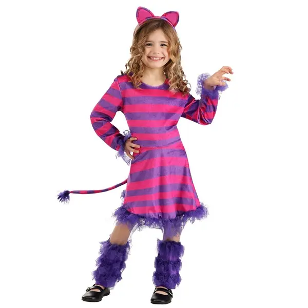 Girl's Mischievous Cheshire Cat Costume