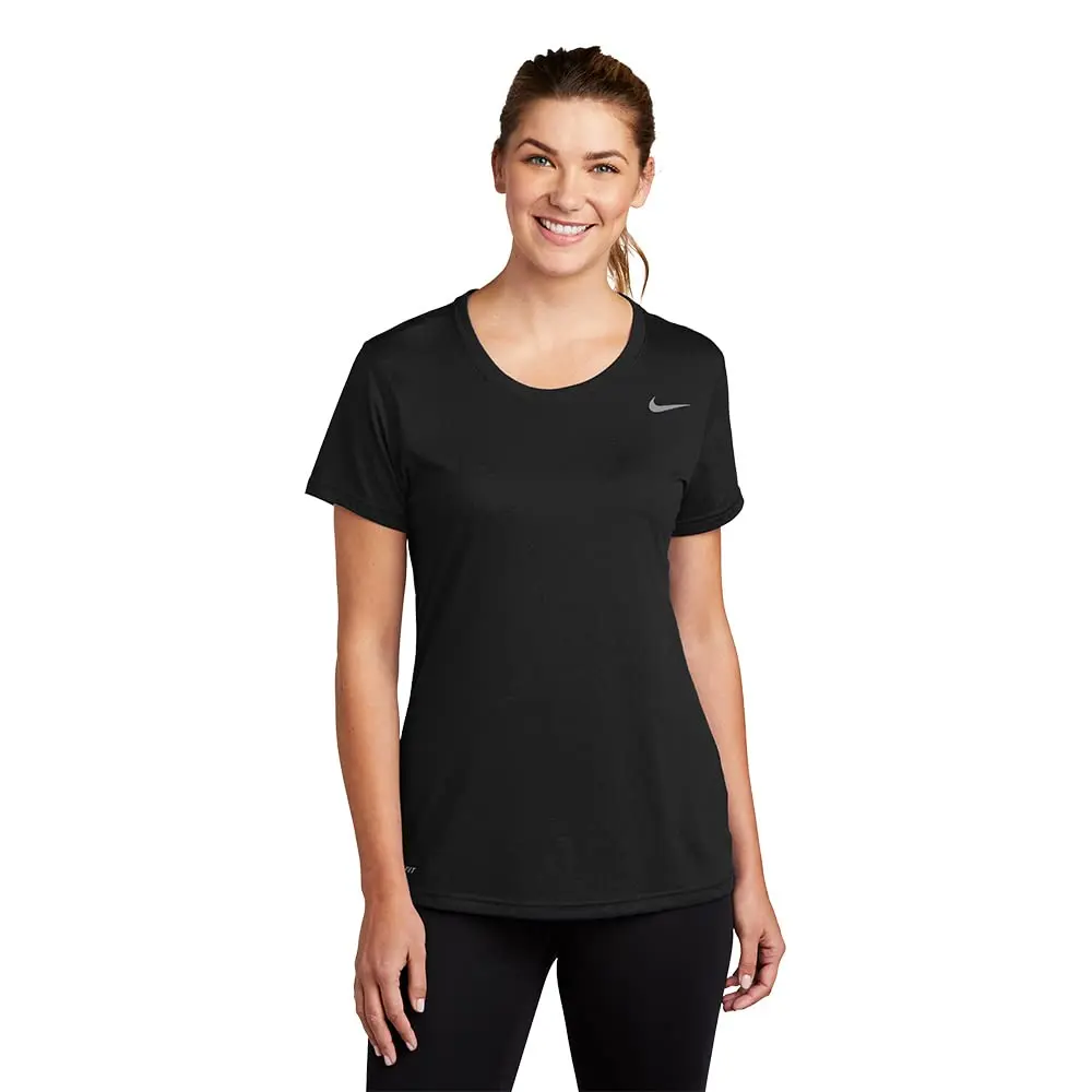 Nike Dri-FIT T-Shirt Womens Authentic Tee Athletic Sportswear Everyday Essential Gym Training New Original L XL Free Shipping | Gym | Workout | Training | Running | Fitness | Sports | Exercise | Casual | Lounge | Travel | Everyday | Comfortable | Soft