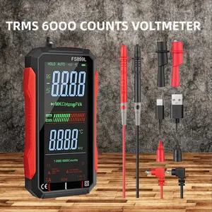 6000 Count True RMS Digital Multimeter with Auto-Ranging – Professional Voltage & Current Tester for Home, Auto, and Industrial Use. TOOLIX.smart digital multimeter,