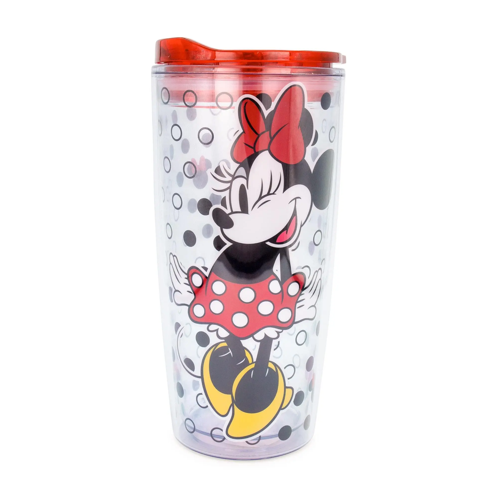Disney Minnie Mouse Travel Tumbler with Slide Close Lid | Holds 20 Ounces Disney Minnie Mouse Travel Tumbler with Slide Close Lid | Holds 20 Ounces
