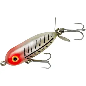 Heddon Tiny Torpedo 1/4 oz Fishing Lure - Gold Finish Pearl/Red Head