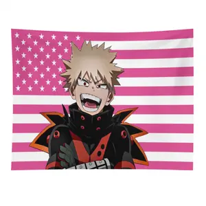 2025 Design Funny Tapestry Home Decor Items Bakugo Katsuki Flags Bedrooms Room Background Cloth Cute Outdoor Decor Banner Gifts Decoration tiktokshopspringglowup