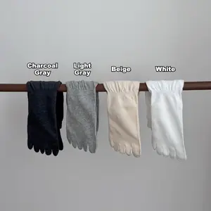 FiveFingers Ballet  Breathable Barefoot Comfort with Split-Toe Design for Line Dancing Comfortable Ankle Crew  long socks gang