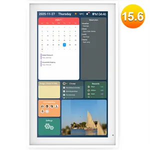 2026 Smart Family Calendar Touchscreen, 15.6 Inch HD Display, WiFi Sync, 64GB Storage, Family Schedule & Chore Manager, Smart Reminders, AiMOR App Sync, Ideal Gift for Parents & Busy Families