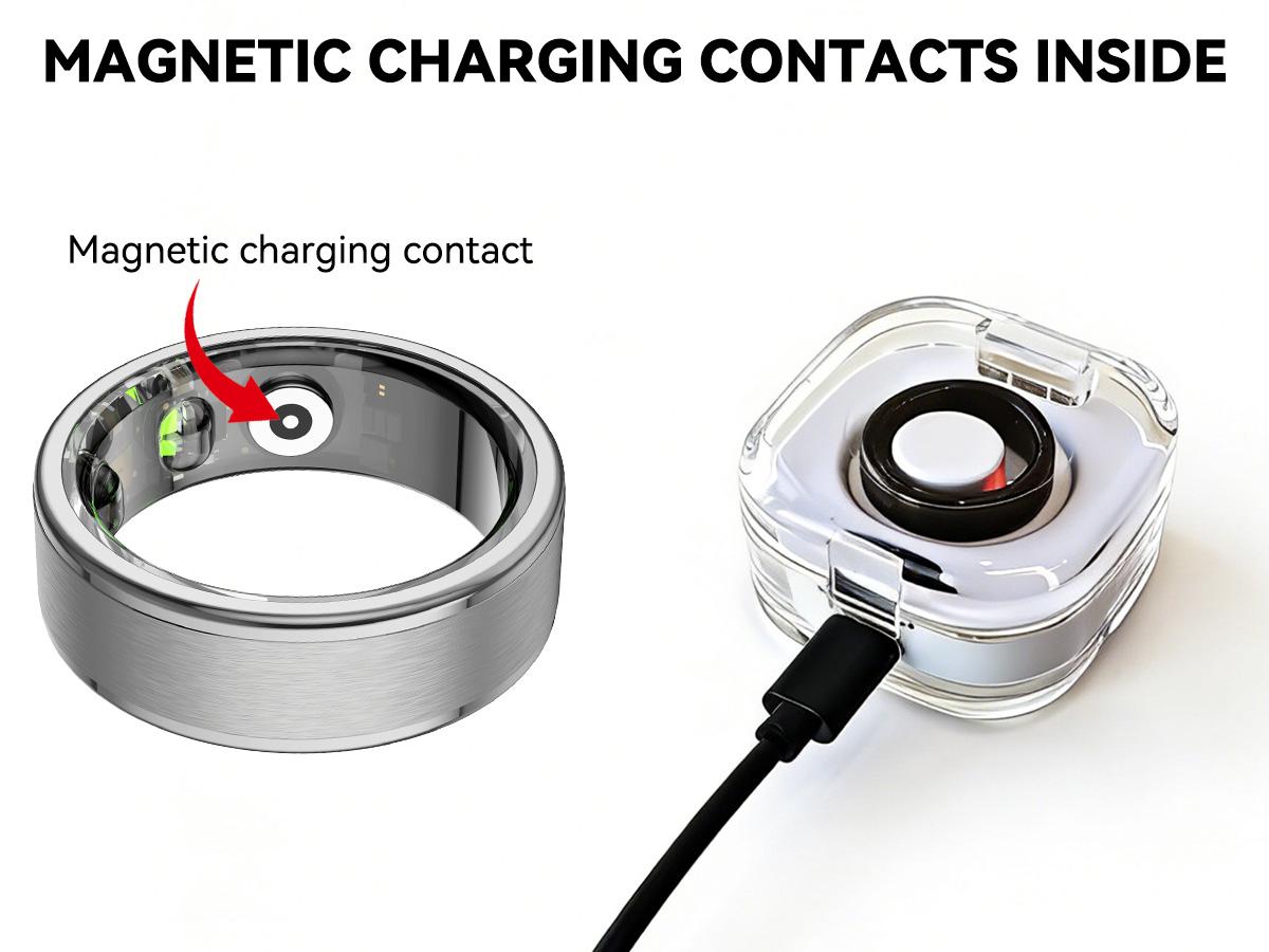 2026 New Fitness Tracker Ring - 5-7 Days Battery Life, Heart Rate & Sleep Monitor, Sports Watch Alternative for Men & Women , No Subscription ,ompatible with Android & iOS