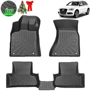 Canvcle Floor Mats Fit for Audi Q5 2009-2017/2013-2017 SQ5 Accessories, All Weather Floor Liner for Q5/SQ5 Heavy Duty (Fit for Fuel)