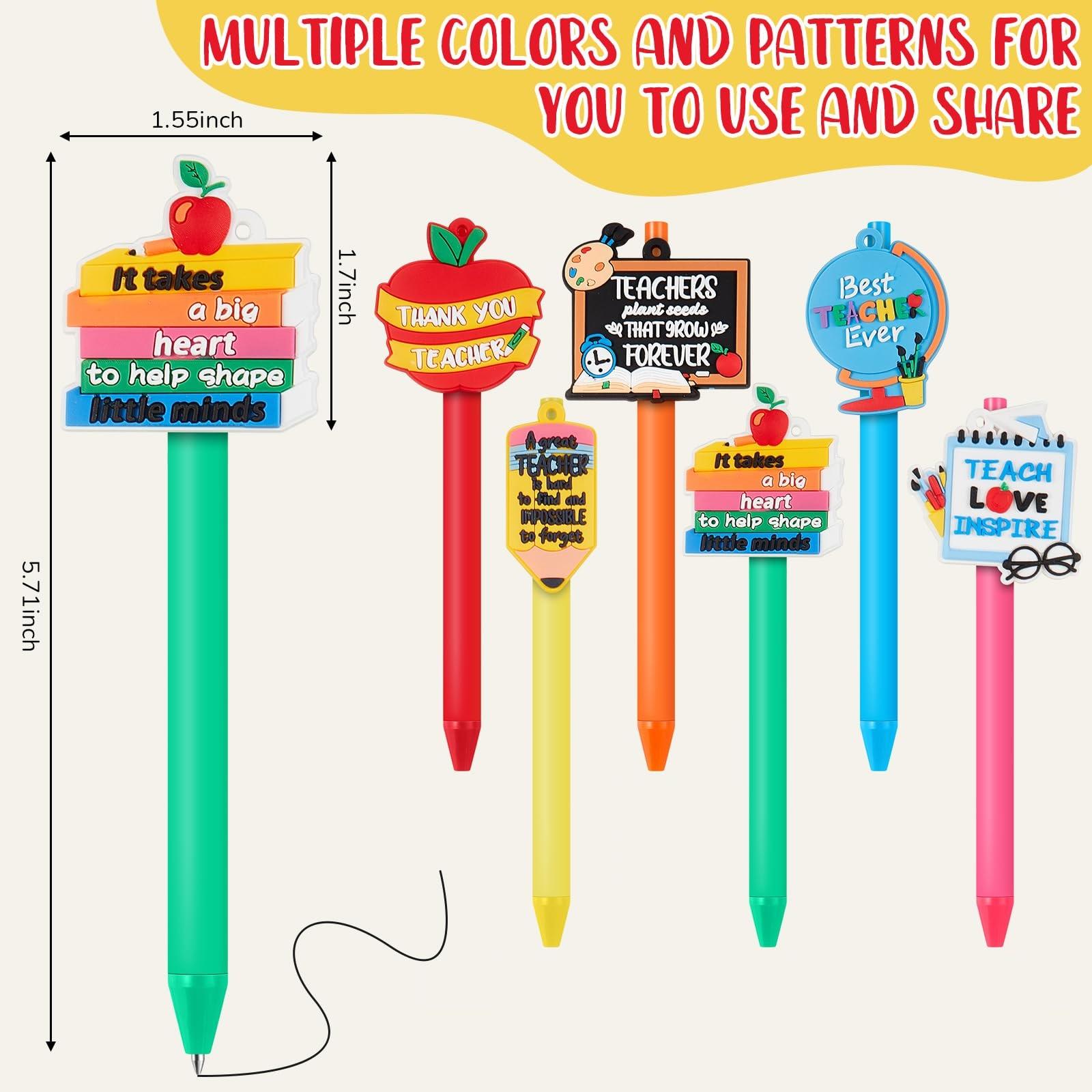 Teacher Pens 9/18pcs Funny Teacher Pens Office Gifts Ballpoint Pen Cute Writing Pen School Appreciation Gifts for Teacher Student Office Workers Volunteer Home Tutor, School Classroom Supplies, Easter Basket Essentials for Teacher