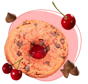 Be Cordial Chocolate Cookie - Sweet Treat with Cherry and Chocolate Chunks, Ideal for Snacking