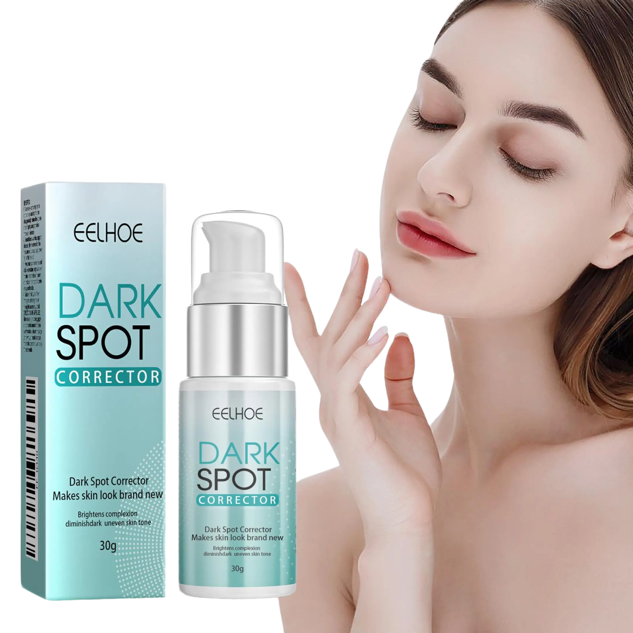 EELHOE Silky Dewy Radiant Dark Spot Corrector Serum - Gentle Lightweight Hydrating Formula for All Skin Types, Fades Dark Spots, Evens Skin Tone, Cream, Correction, Daily