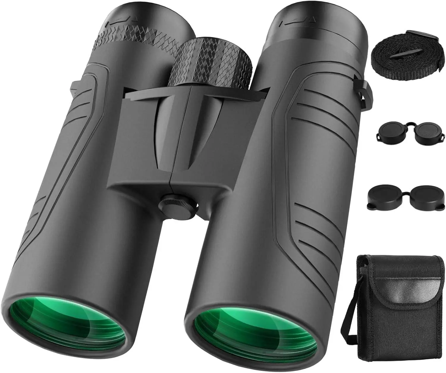 10x42 UHD Binoculars for Adults - BAK4 Prism, 22mm Large Eyepieces, High-Transmission Glass, Professional Low-Light Optics, Hunt Gear for Spotting Birds in the Wild/Watching Whales Along the Coast, Thoughtful Gift for Men, Unisex Outdoor Equipment