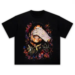 MICHAEL JACKSON - THE GLOVE TEE & LS & HOODIE, Graphic T-Shirt, Gift for Men, Gift for Women, Crew Neck T-shirt, Trending T-shirt