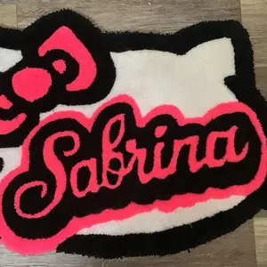 Custom Kitty Name Rug & Wall Art (You can put any name you want)