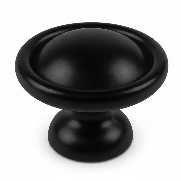 Cosmas 9501FB Flat Black Cabinet Knob