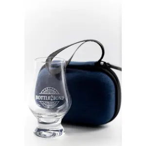 Bottle2Bond™ Travel Tasting Glass for Whiskey – Mini Glass & Case