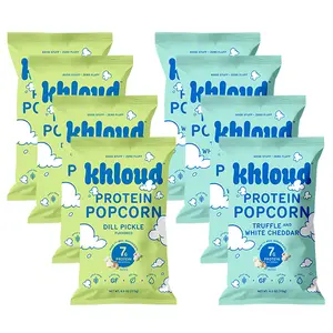 Khloud Protein Popcorn - TikTok Viral Bundle - 7g Protein Per Serving, Khloe Kardashian's Popcorn