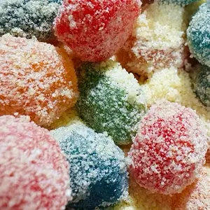Amusement Park Pineapple Whip Sweet Snack - Colorful Sugar-Coated Candies for Fun Snacking