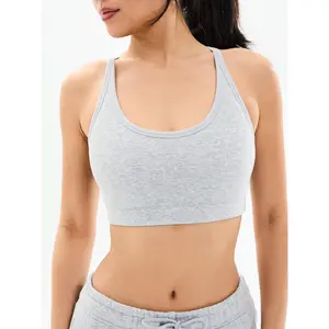 Plush Fleece Bralette - Heather Grey Plush Fleece Bralette - Heather Grey