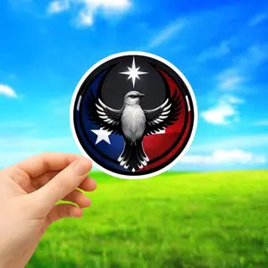 Texas Rebel Alliance Restiance Bird Sticker Anti ICE Activist Art