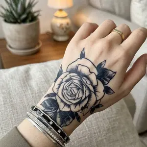 Ultimate Hand Tattoo Sticker Variety Pack - 20+ Sheets Gothic Japanese Skull Snake Dragon Flaming Demon Hannya Collection, Realistic Semi-Permanent Body Art for Back of Hand, Waterproof Lasts 2 Weeks