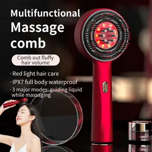 All-in-One Brush,Cordless Electric Massager for Scalp & Hair