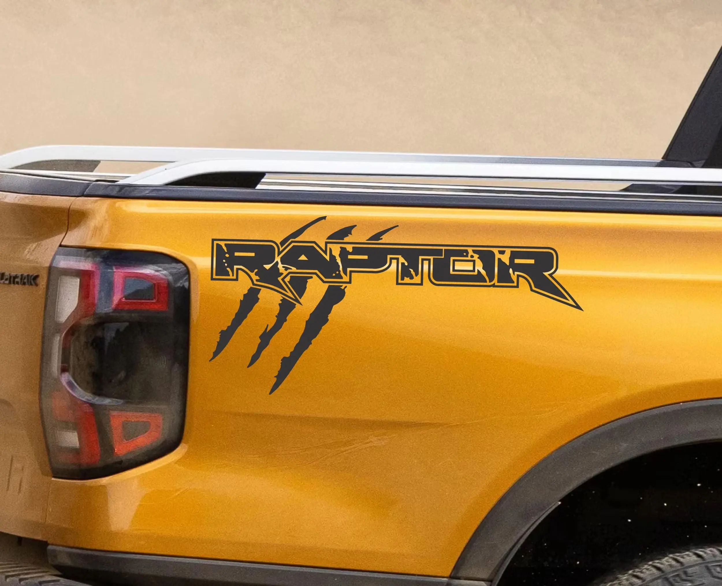 Ranger Raptor  Claws Decals Sticker Bedside fit Ford F150 Ford Ranger Truck Decal sticker Graphic Vinyl 2Pcs