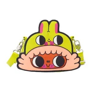 Whatever Makes You Happy Burger Babie Padded Nylon Crossbody with Strap