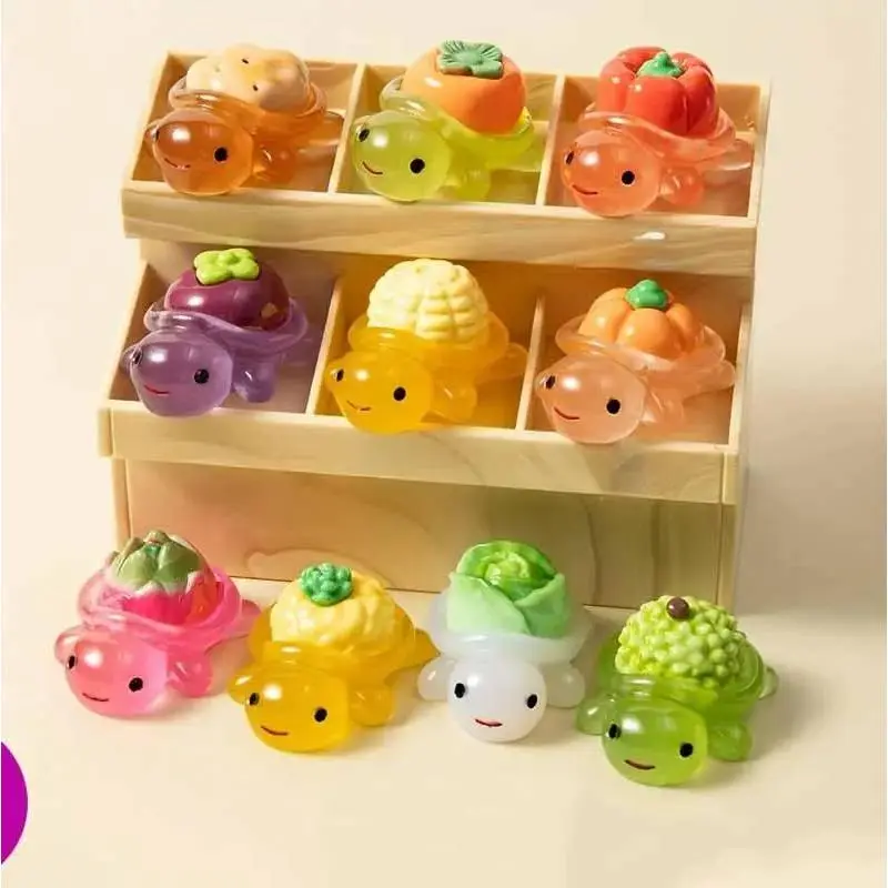 Glam Resin Mini Turtle Figurines Set, 10/20/30-Pcs Colorful Ocean Animals Decor, Resin Sculptures for Home Garden Fairy-Garden Fit DIY Crafts Collectibles