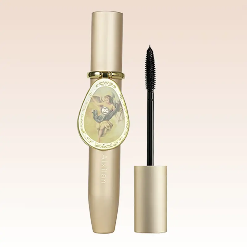 AX AIXILAN 2-in-1 Lengthening & Volumizing Eyelash Mascara - Waterproof (Water Resistant), Smudge-Proof, Lightweight, Long-Lasting, No-Clumps, Precise Dense Brush, Clean Lashes Cosmetic for Sensitive Eyes, Youthful Look, Party, Dating, Volume, Lengthening