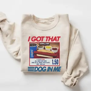 Costco Hot Dog Sweatshirt/Hoodie/T-Shirt, Funny Food Lover Hoodie, Classic Graphic T-Shirt for Hot Dog Fans, For Men and For Women