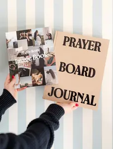 Prayer Board Journal & Prayer Board Image Book Combo