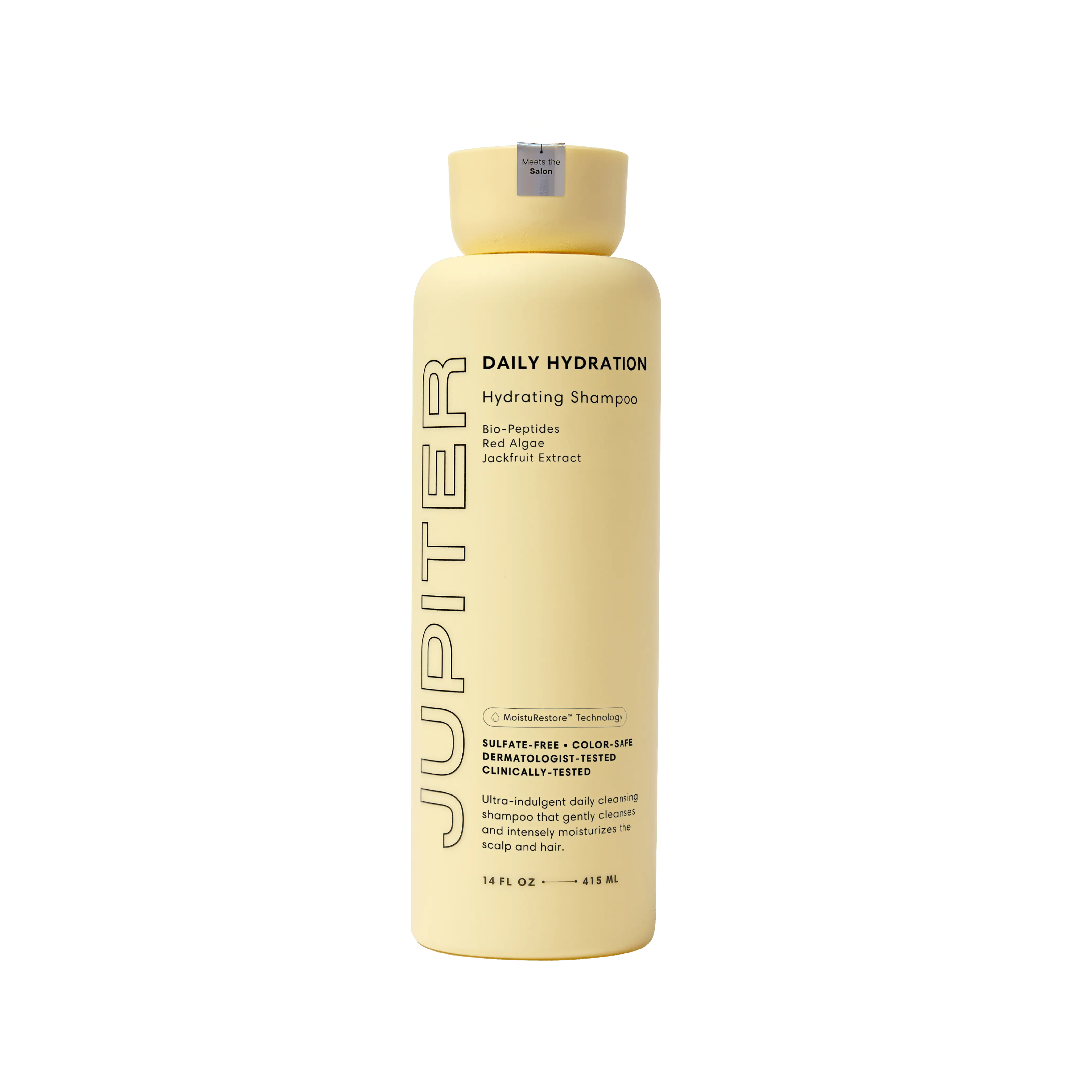 Jupiter Hydrating Shampoo for Dry Scalp, Flakes and Tightness, Sulfate Free, Natural Fragrance - Vegan - Color Safe & Paraben Free