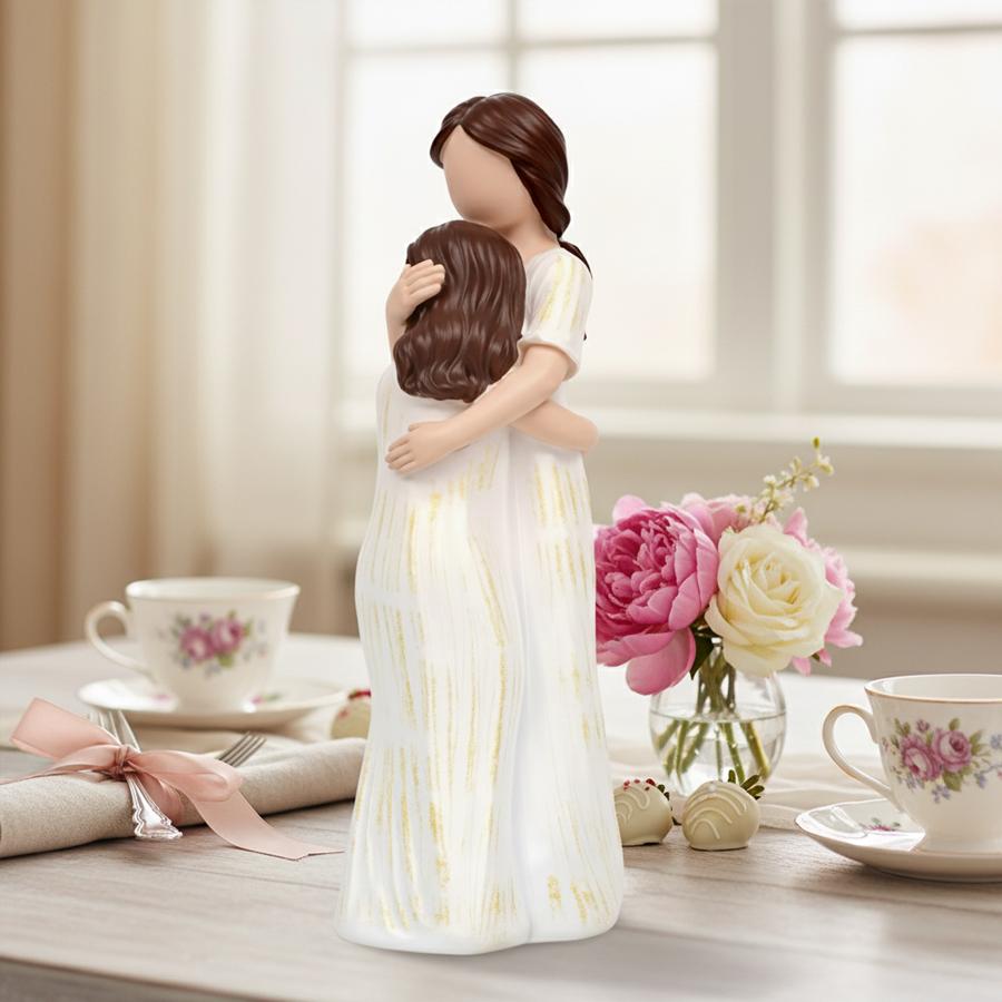 Charming Resin Double Heart Figurine | Elegant Home Decor | A unique gift for couples and friends, embodying love, friendship, and unwavering affection, adding a warm and meaningful atmosphere to your home or office.