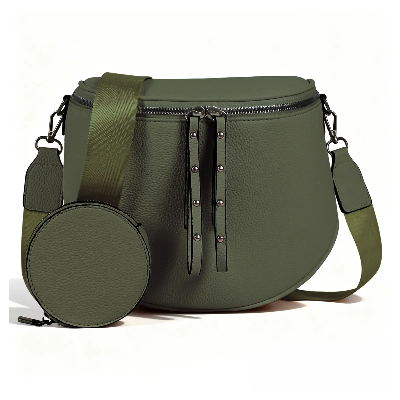 【Limited-Time Sale】CHERUBEL Women's Crossbody & Shoulder Bag - Waterproof Leather Pouch with Adjustable Strap, Large Capacity, Compact Design, Ideal for Outings & Travel, Perfect Gift, Accessories for Women, Crossbody Bags For Women